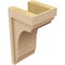 Ekena Millwork 7"W x 7"D x 14"H Wide Warren Rough Cedar Woodgrain TimberThane Corbel, Primed Tan CORUR07X07X14WARRCPR - alternate 6